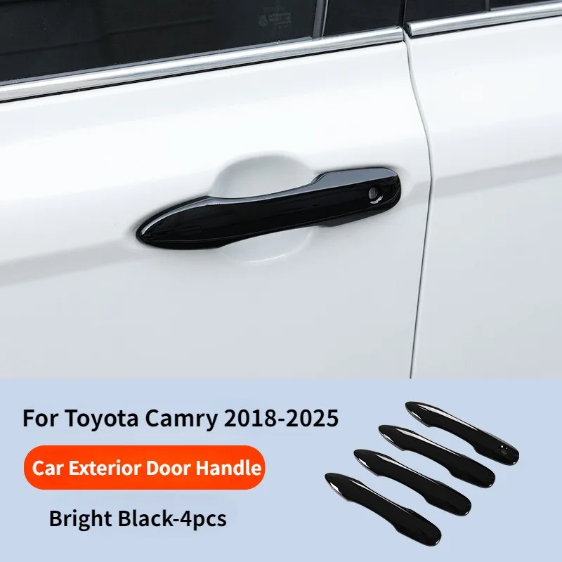 

Для Toyota Camry 2018-2025 наборы наружных дверных ручек, внешняя панель ручек, накладка, автомобильные аксессуары, автомобильные детали из АБС-пластика