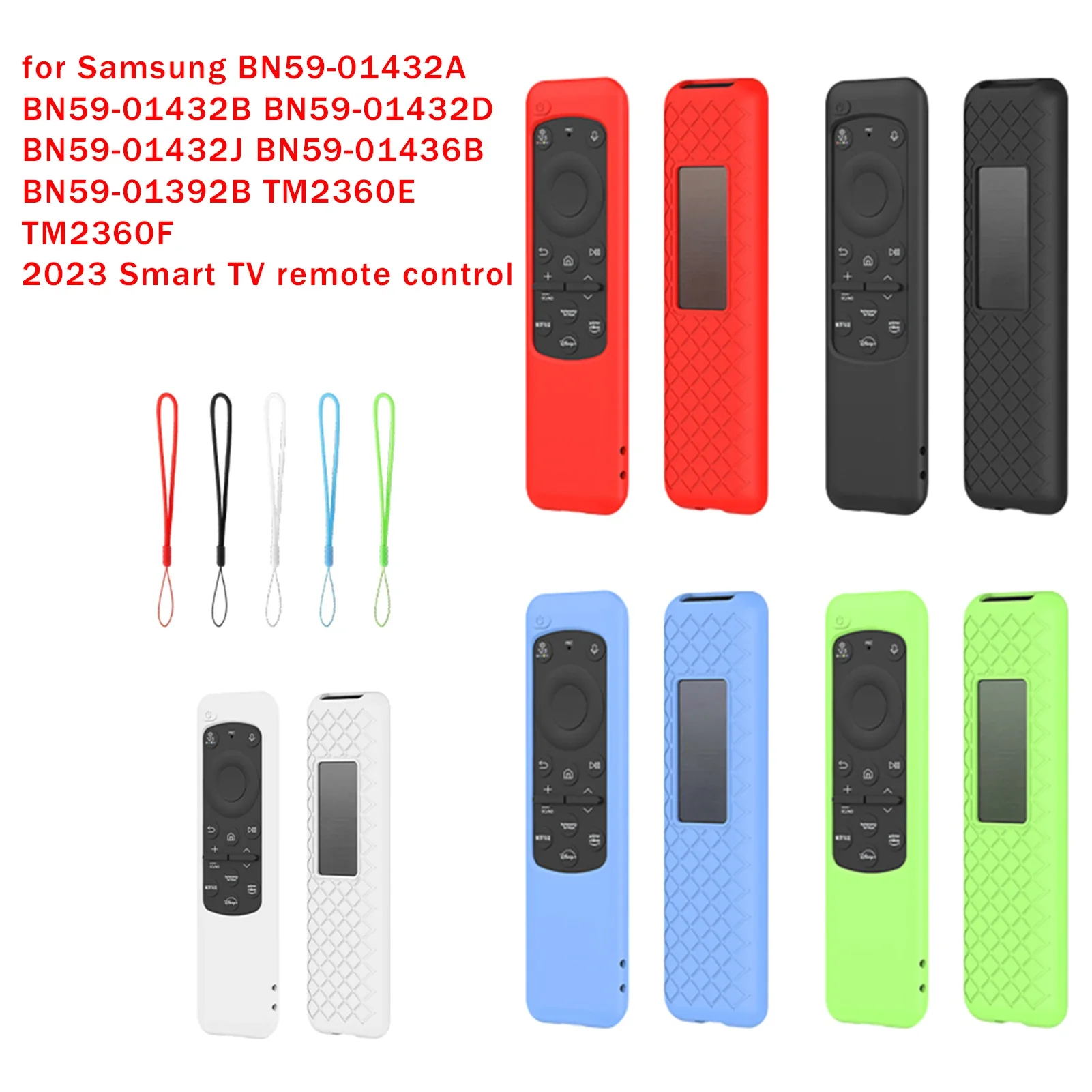 Silicone Remote Control Cover for Samsung BN59-01432A BN59-01432B BN59-01432D BN59-01432J BN59-01436B BN59-01392B TM2360E