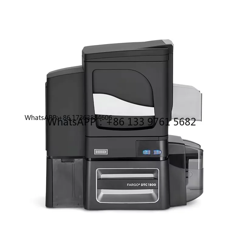 HID Fargo DTC1500 Secure Card Printer Encoder 300dpi Resolution  Printer in Stock