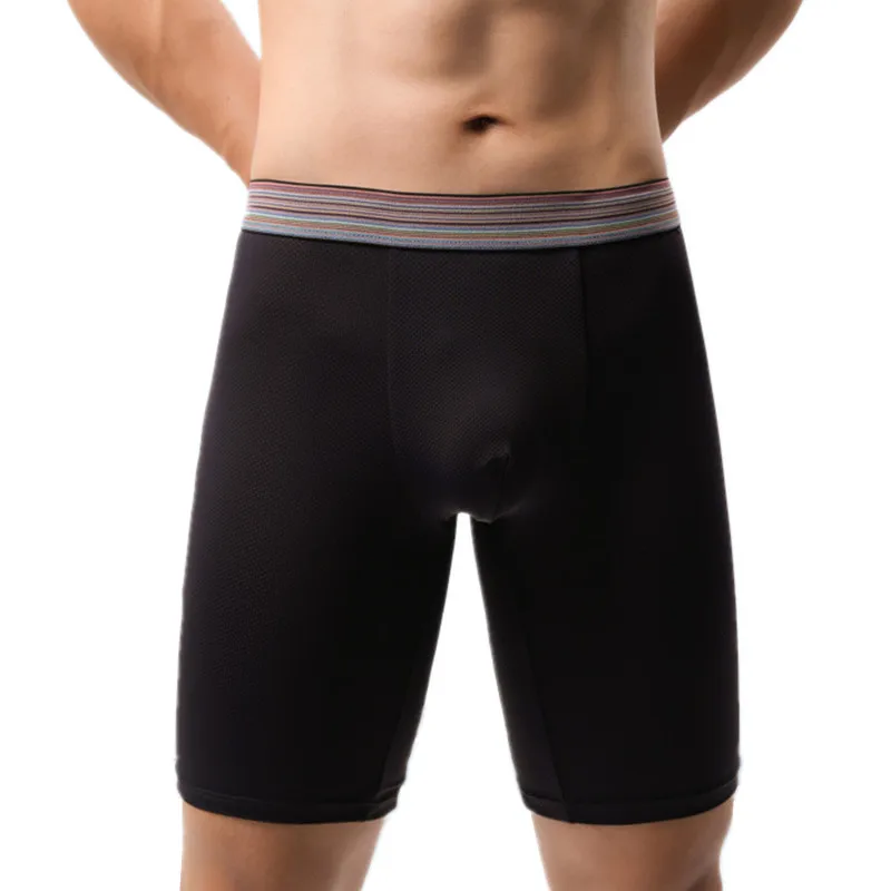 

Men Underwear Ice Silk Mesh Boxer Shorts Man U Convex Pouch Underpant Male Panites Homme Ropa Cueca calzoncillo Plus Size XL-6XL