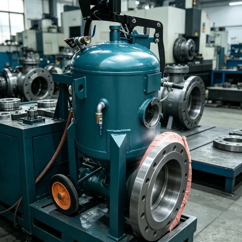 High Efficiency Sandblaster, Portable Sand Blasting Machine for Bridge Steel Rust Removal and Paint Pre-treatment