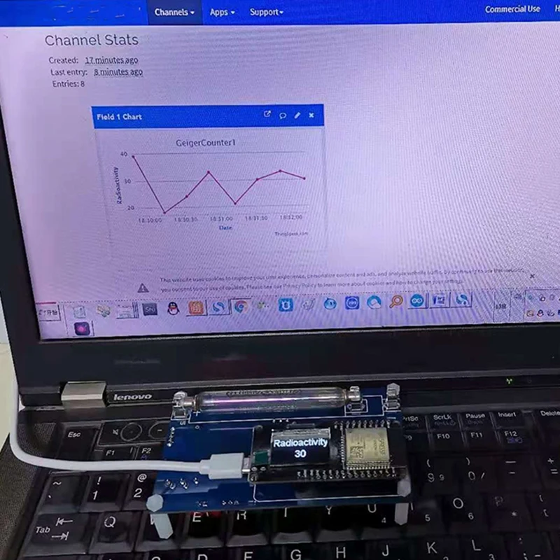 Internet Of Things Geiger Counter Kit/Open Source/Nuclear Radiation Detector/Marble Tile Radiation