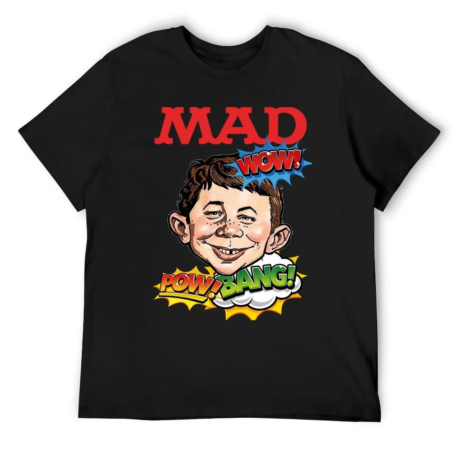 

MAD comic, satire T-Shirt kawaii clothes anime animal prinfor boys plus size clothes t shirts for men pack