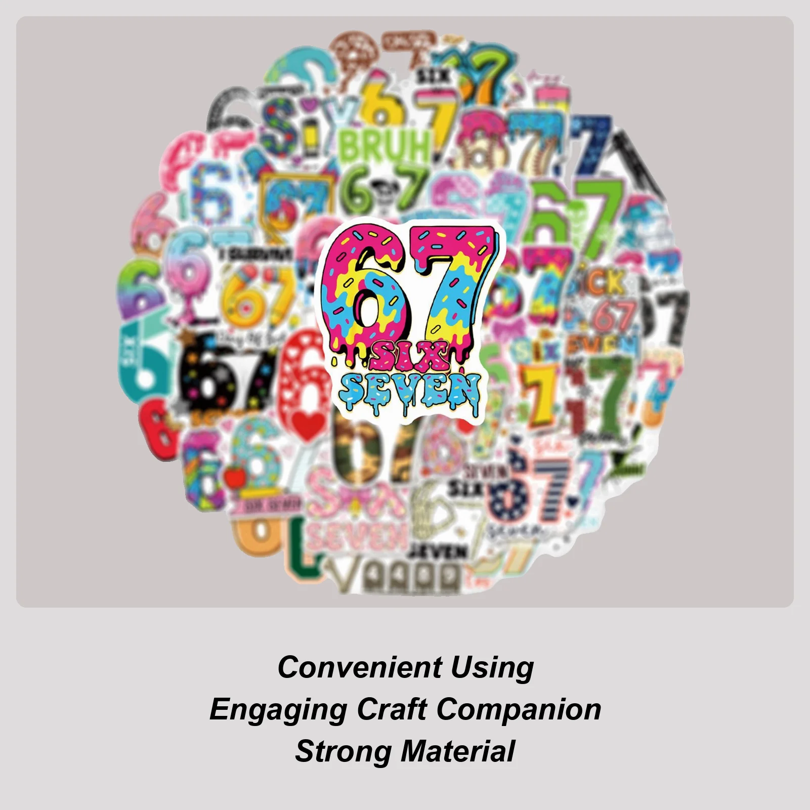 Pegatinas para garabatos, 50 hojas, etiquetas autoadhesivas impermeables, números adhesivos para puerta de casa de negocios, botellas de vino, embalaje de tazas