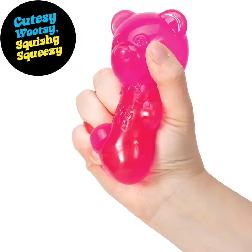 The new 8cm NeeDoh rubber bone toy in 2026, filled with gel, can bounce slowly to relieve pressure and anxiety