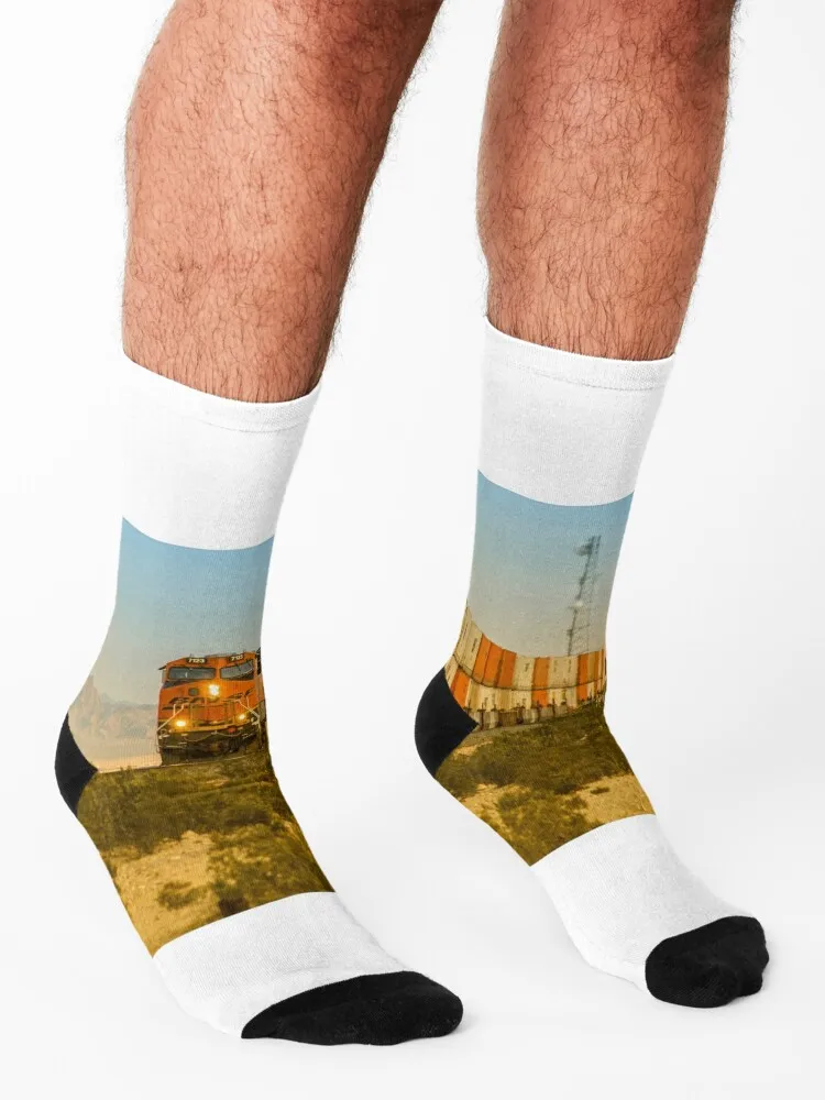 Double Deck Freight Socks Christmas colored custom sports halloween Luxury Woman Socks Men's