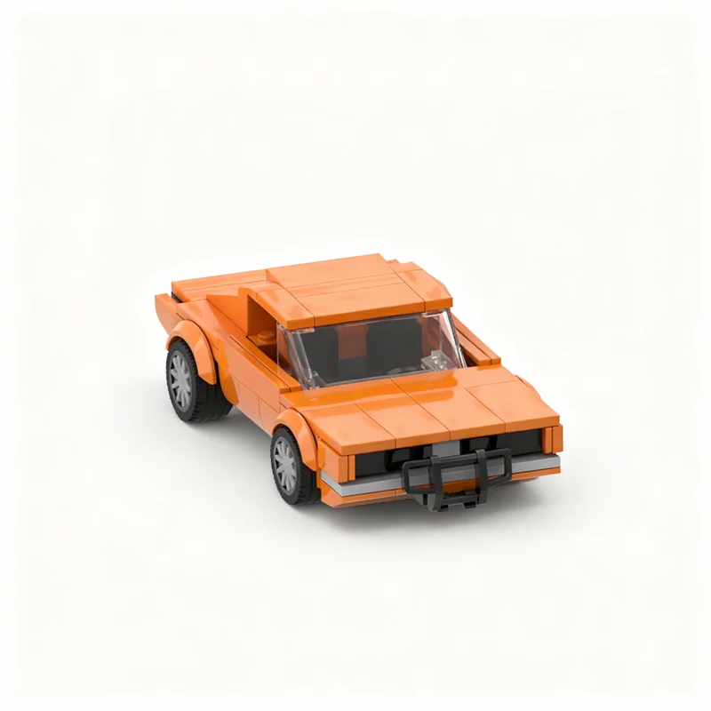 163pcs MOC General Lee City Champions Model Building Blocks Architecture Toy Christmas Gifts Birthday Assemble Creative DIY