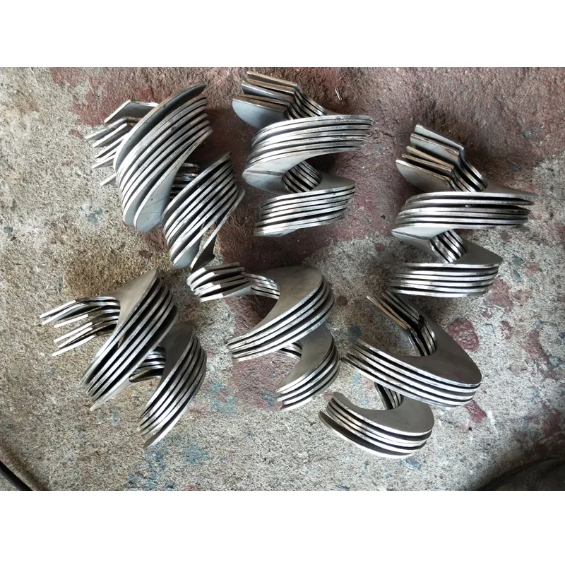 OEM Custom Wear Resistant Auger Feeder Spring For Poultry Farm Continuous Forming Screw Spiral Auger Flight