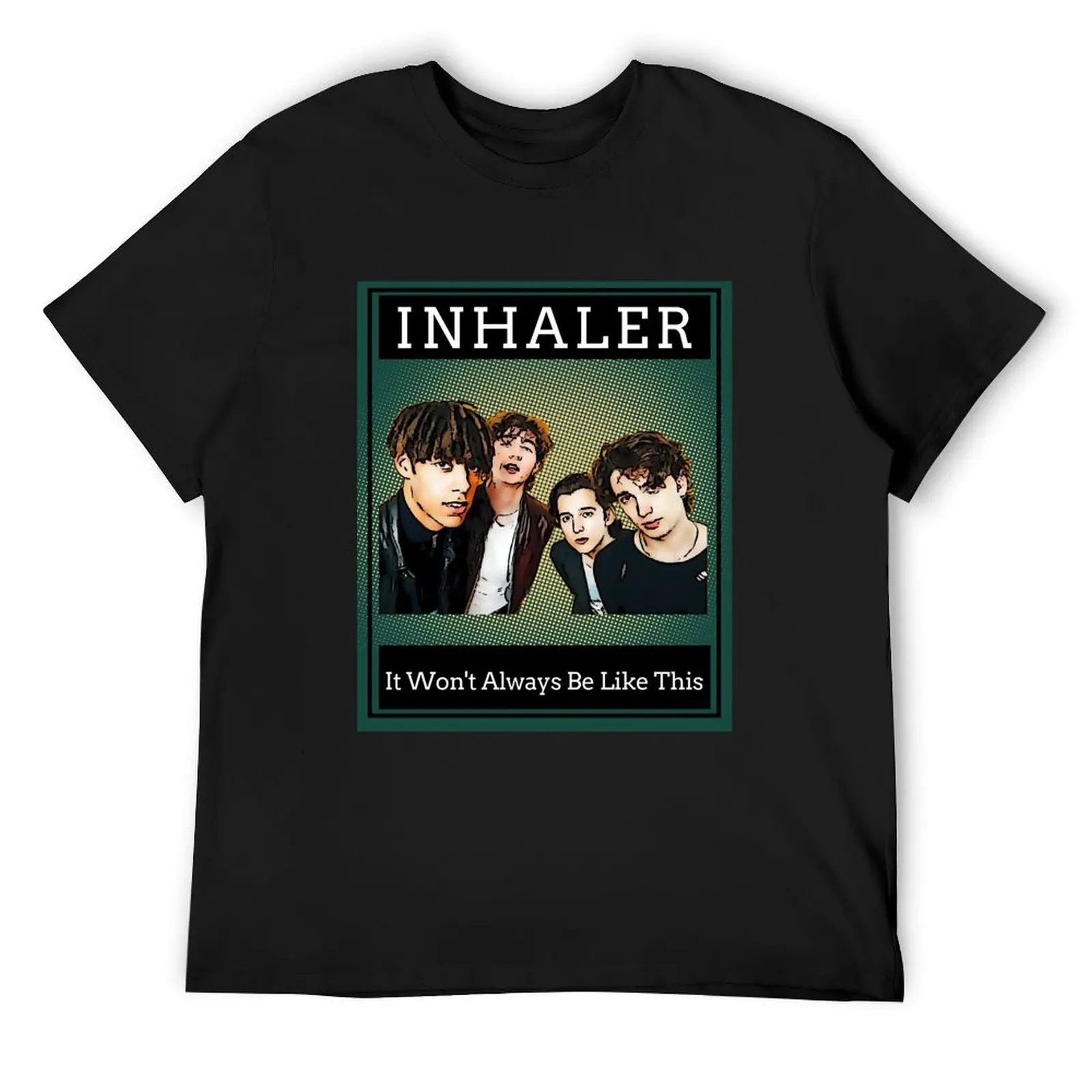 Vintage Retro Band Inhaler Music Ailen Gifts Best Men T-Shirt graphic shirts Aesthetic clothing mens t shirts casual stylish