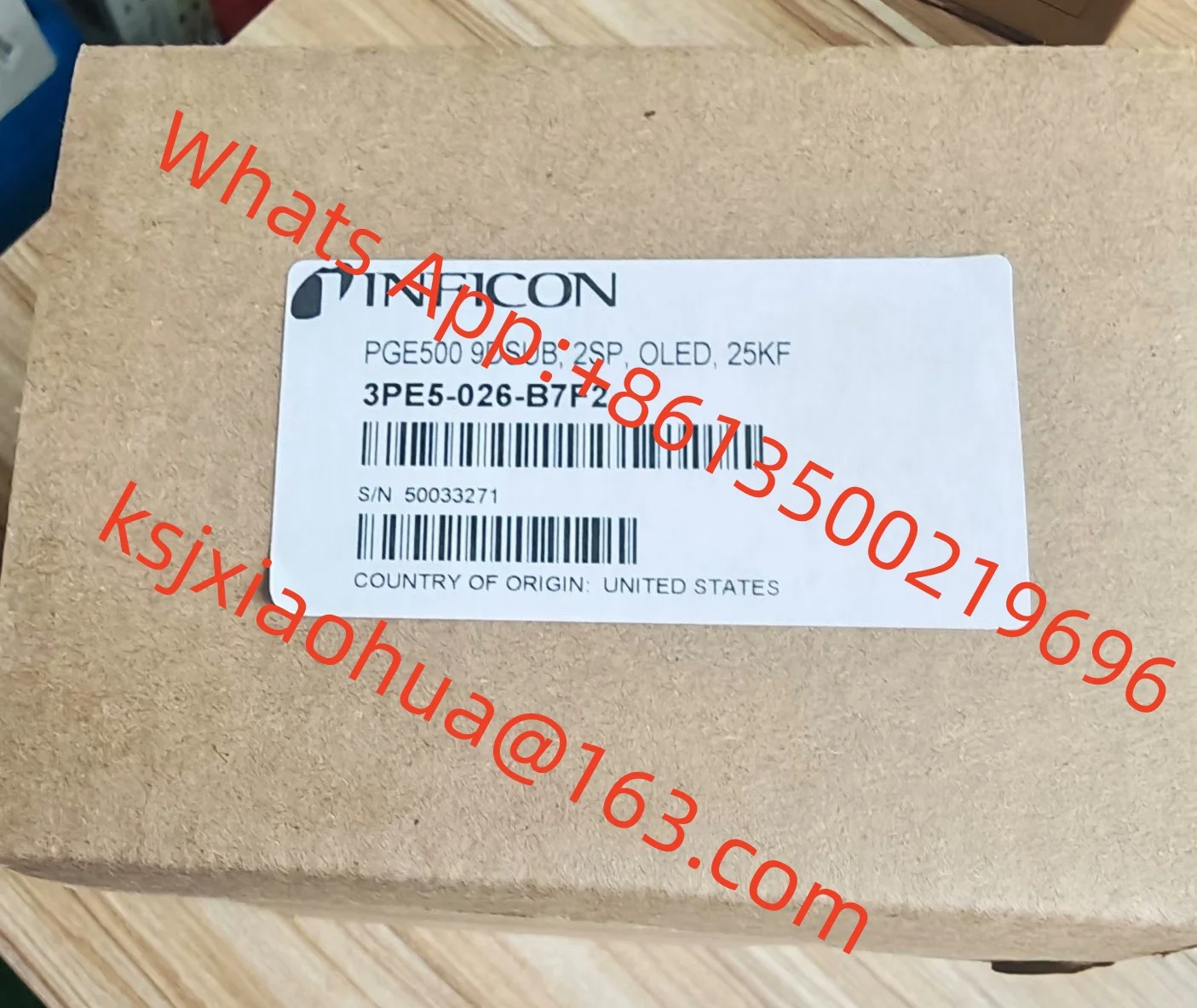 

Вакуумметр INFICON PGE500, модель 3PE5-026-B7F2, новый и в запечатанной упаковке.