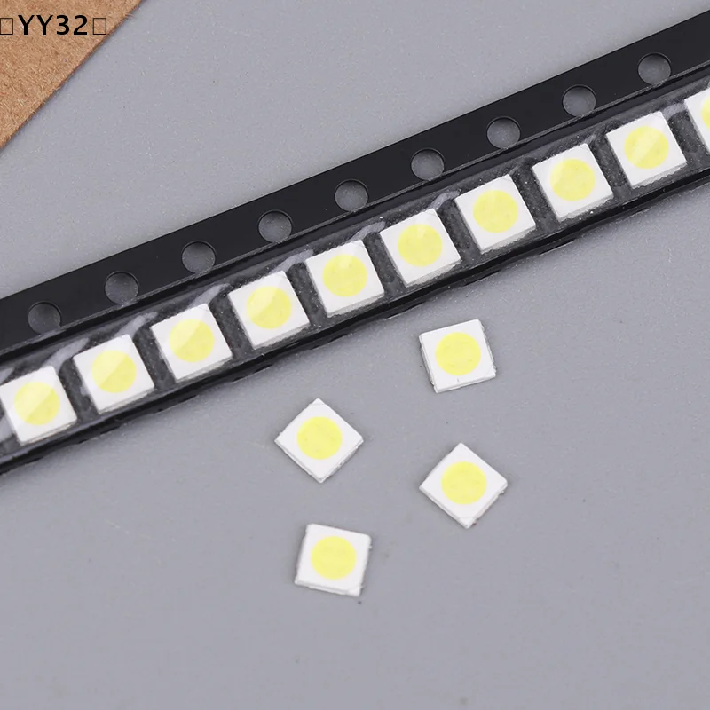 100Pcs Backlight High Power LED 2W 3.0-3.4V/6.0-6.4V 3030 94LM Cool White LCD Backlight For TV Application EMC 3030C-W3C3〔YY32〕