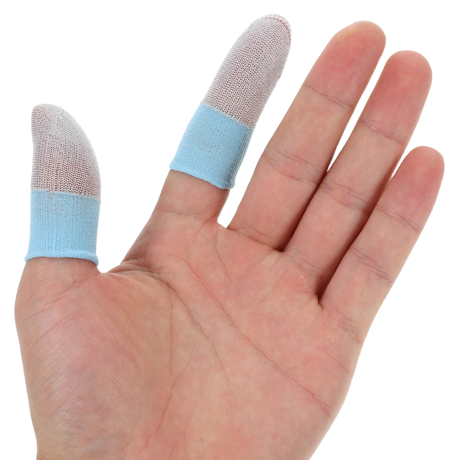 

20Pcs Ultra-Thin Gaming Finger Gloves Breathable Sweat-Proof Thumb Sleeves for Phone Tablet Touchscreen Devices Enhanced Grip