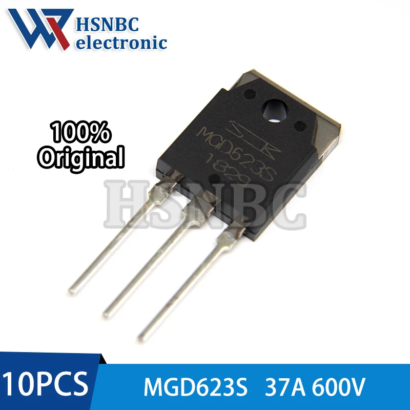 

10PCS MGD623S MGD623 TO-3P 37A 600V Trench IGBT with Fast Recovery Diode 100% New Original