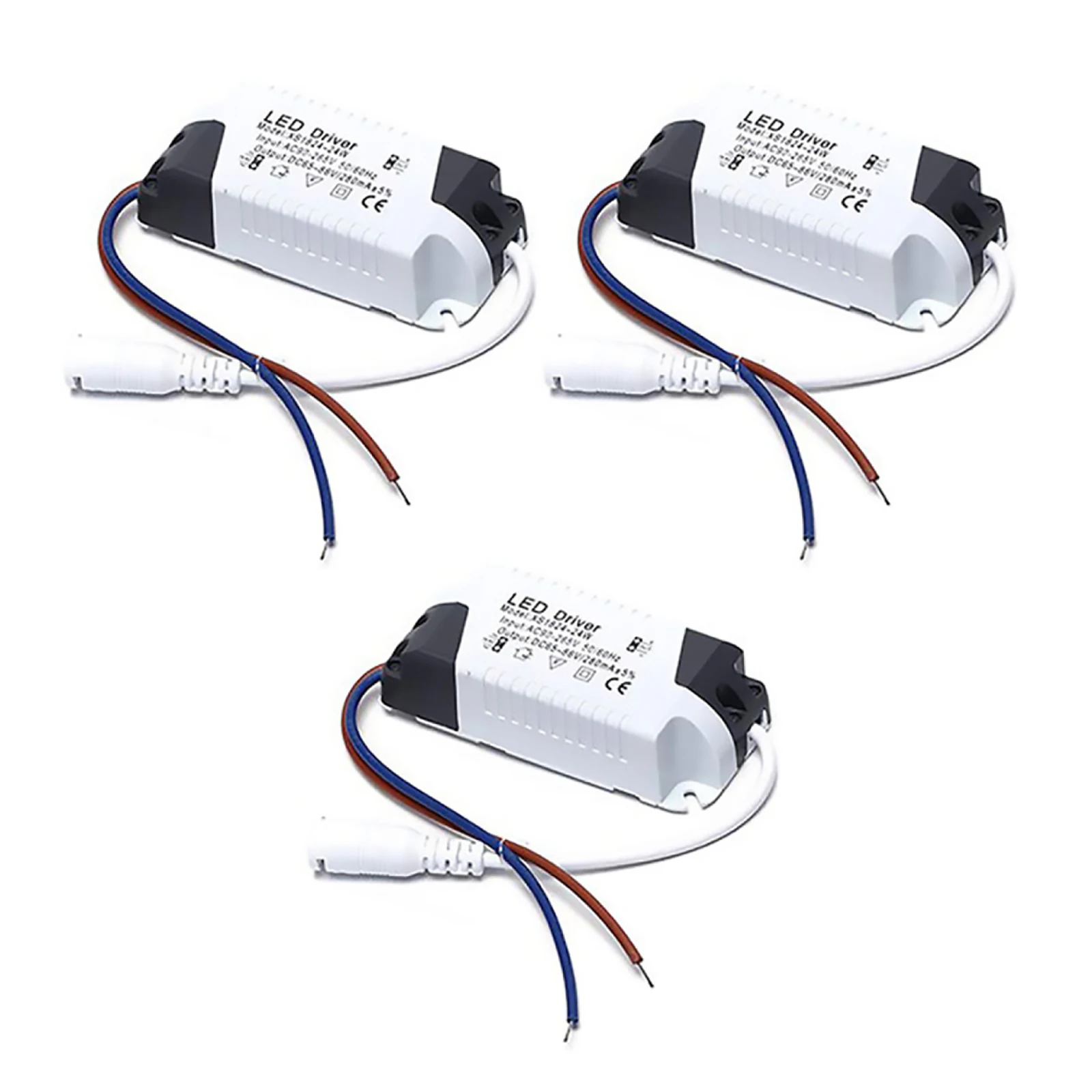 280mA LED sterownik AC 90-265V transformator światła prąd stały Adapter do zasilacza do reflektorów sufitowych światła uliczne