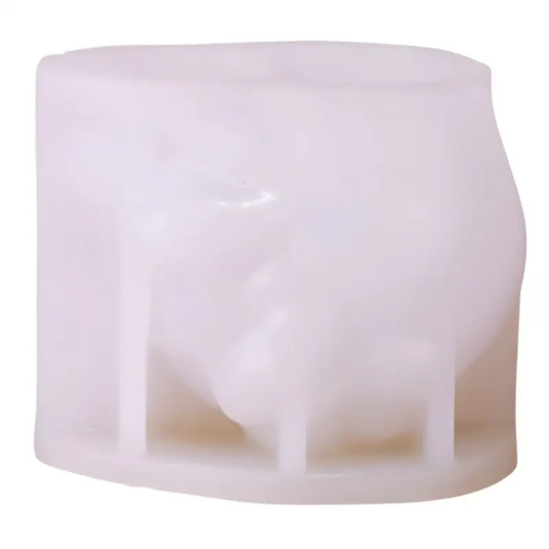 Apr.Rose Skull Candle Mold DIY Chocolate Cake Handmade Halloween Decoration Mold
