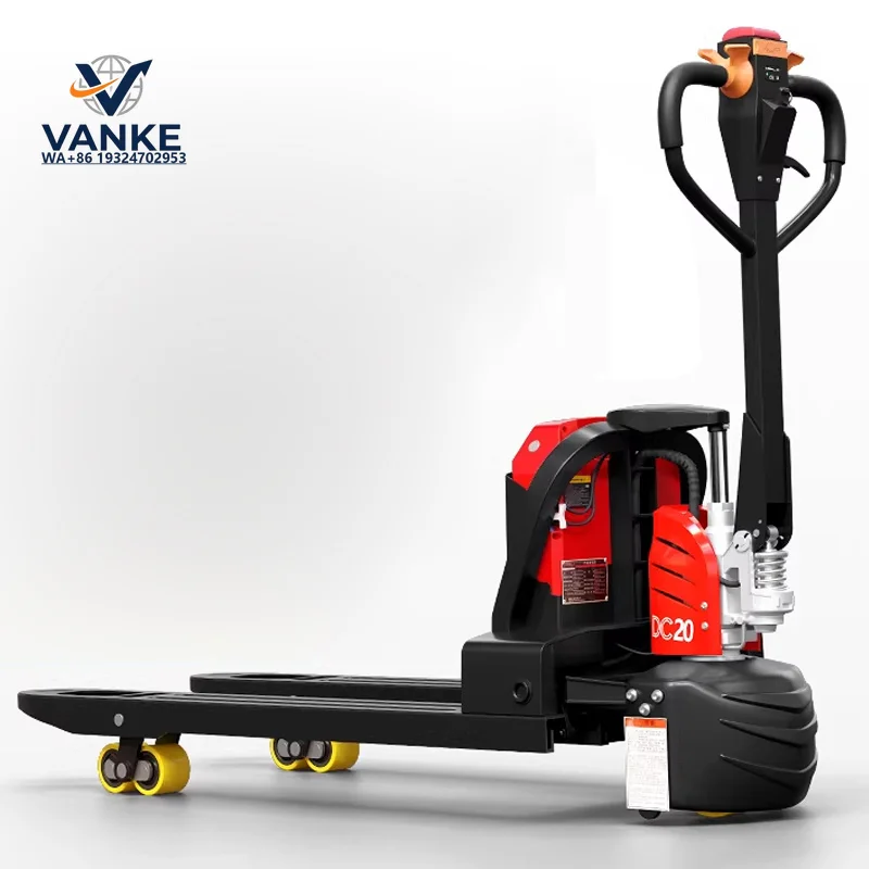 All-Electric Forklift, 1.5-Ton Hydraulic Pallet Truck, 24V 20Ah/30Ah Battery-Powered Pallet Truck, Small Lithium-Ion(Customized)