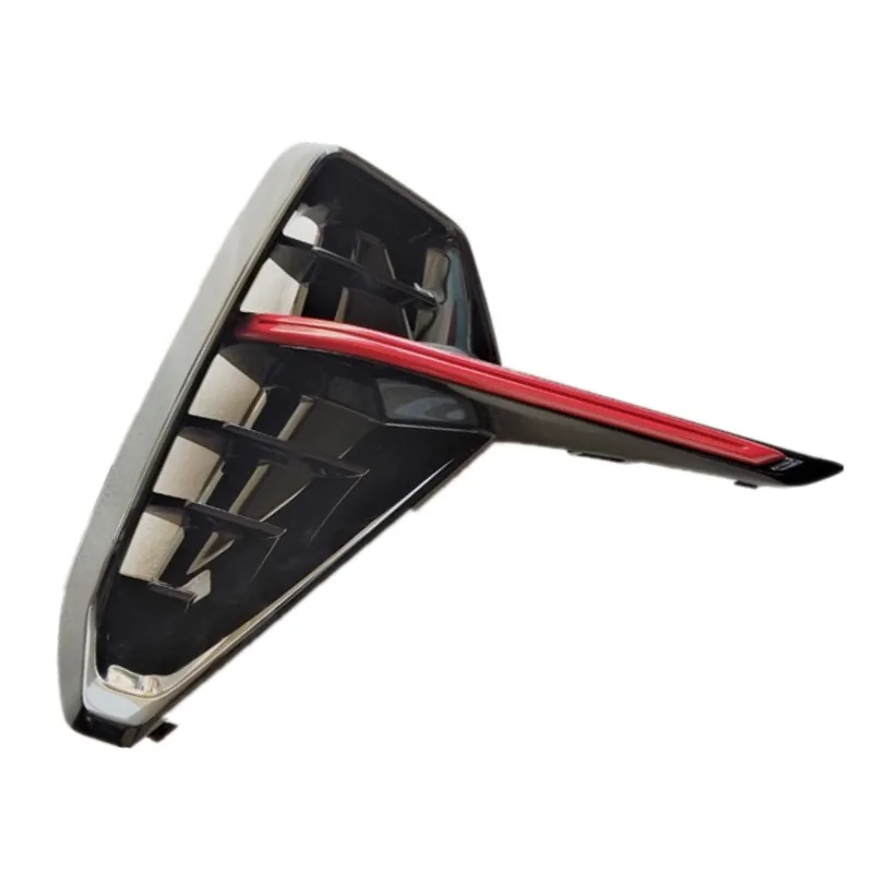 

Оригинальный автомобильный передний бампер, накладка на противотуманную фару с яркой накладкой для Geely Vision 2021, X6 PRO, серебристый, красный, совершенно новый