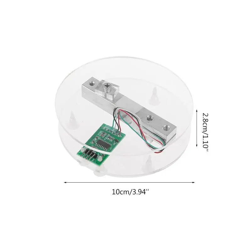 HX711 Modul + Drucksensorsatz, Wägesensor, elektronisches Waagenmodul 1/5/10/20 kg