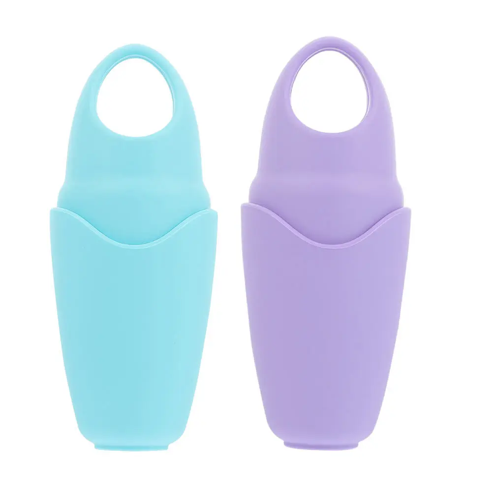 2Pcs Silicone Facial Massage Tool Face Ice Mold for Skin Care Cold Compress Pain Relief Massager