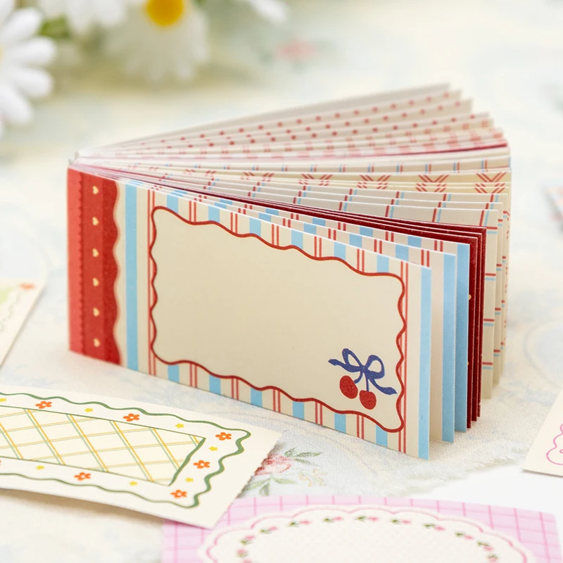 30 Stück niedliche Haftnotizen mit ländlichem Thema, Scrapbooking-Material, perfekt für Collage, Journaling, Basteln, DIY-Zubehör
