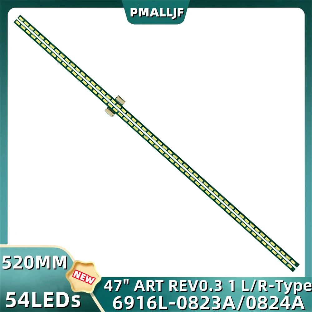 

Светодиодная лента для подсветки 47PFL6907K/12 47PFL6907T 6916L-0823A 0824A 0890a 0891a 6916L0890a 6916L0891a 47VL963R LED47X8100PDE, 2 шт.