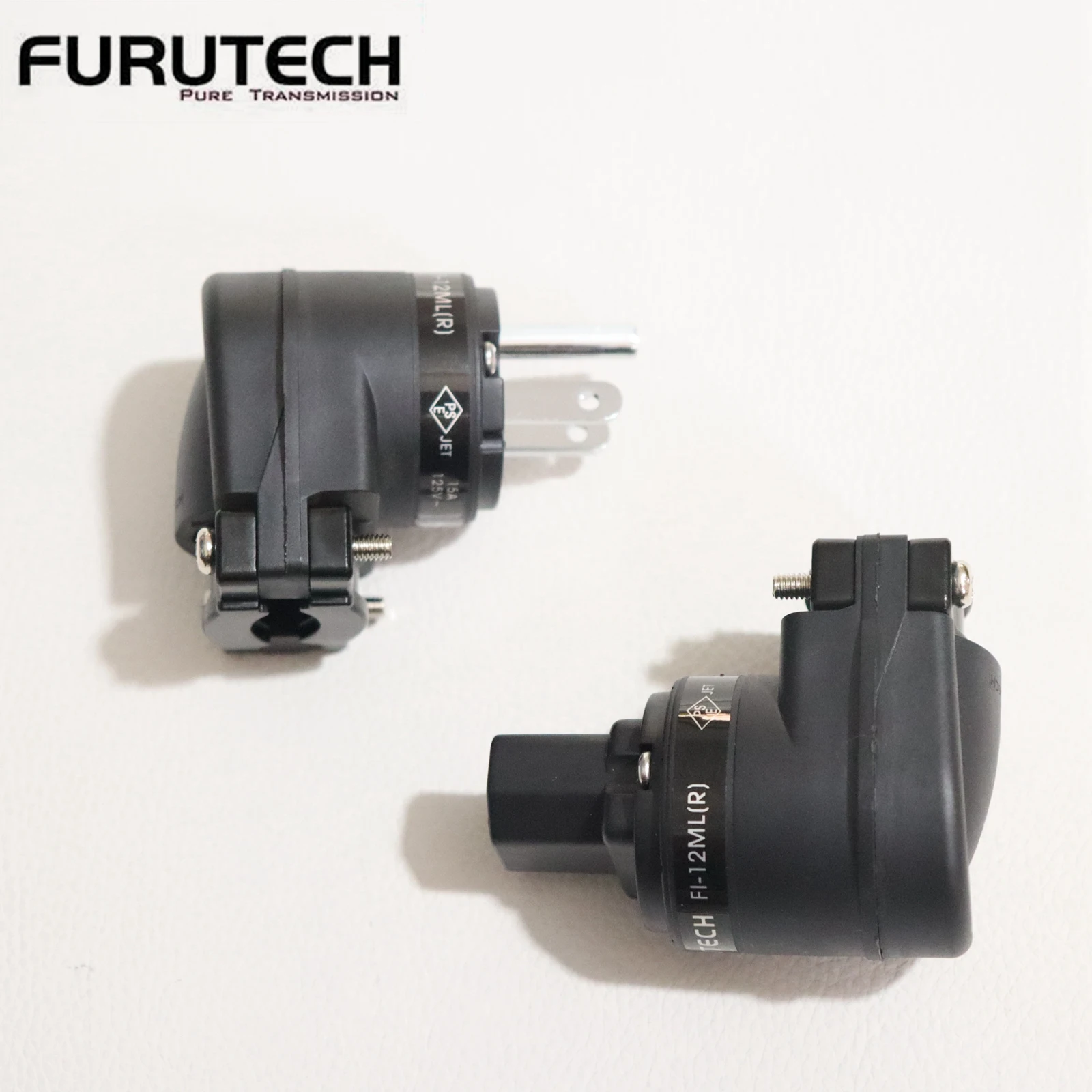 Furutech High Performance Angled Schuko plug Mains Right Angle Plug  90° IEC Female Socket HIFI Power Connector made in japan