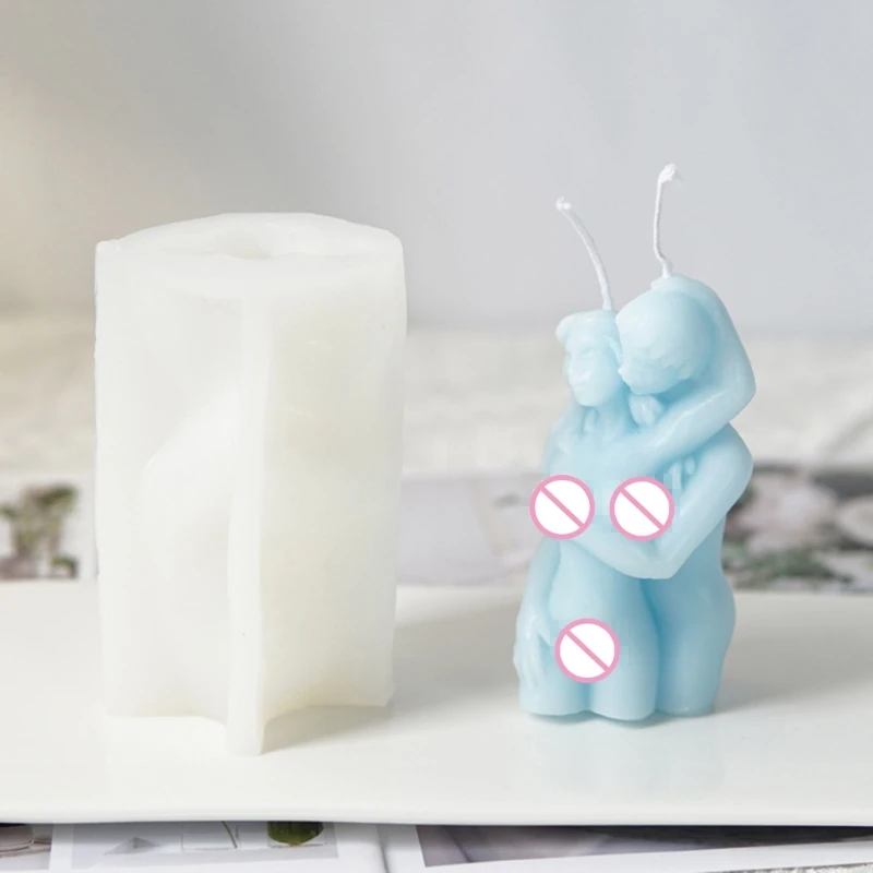 Abstract Human Couple Silicone Mold Resin Mould for DIY Handmade Crafts
