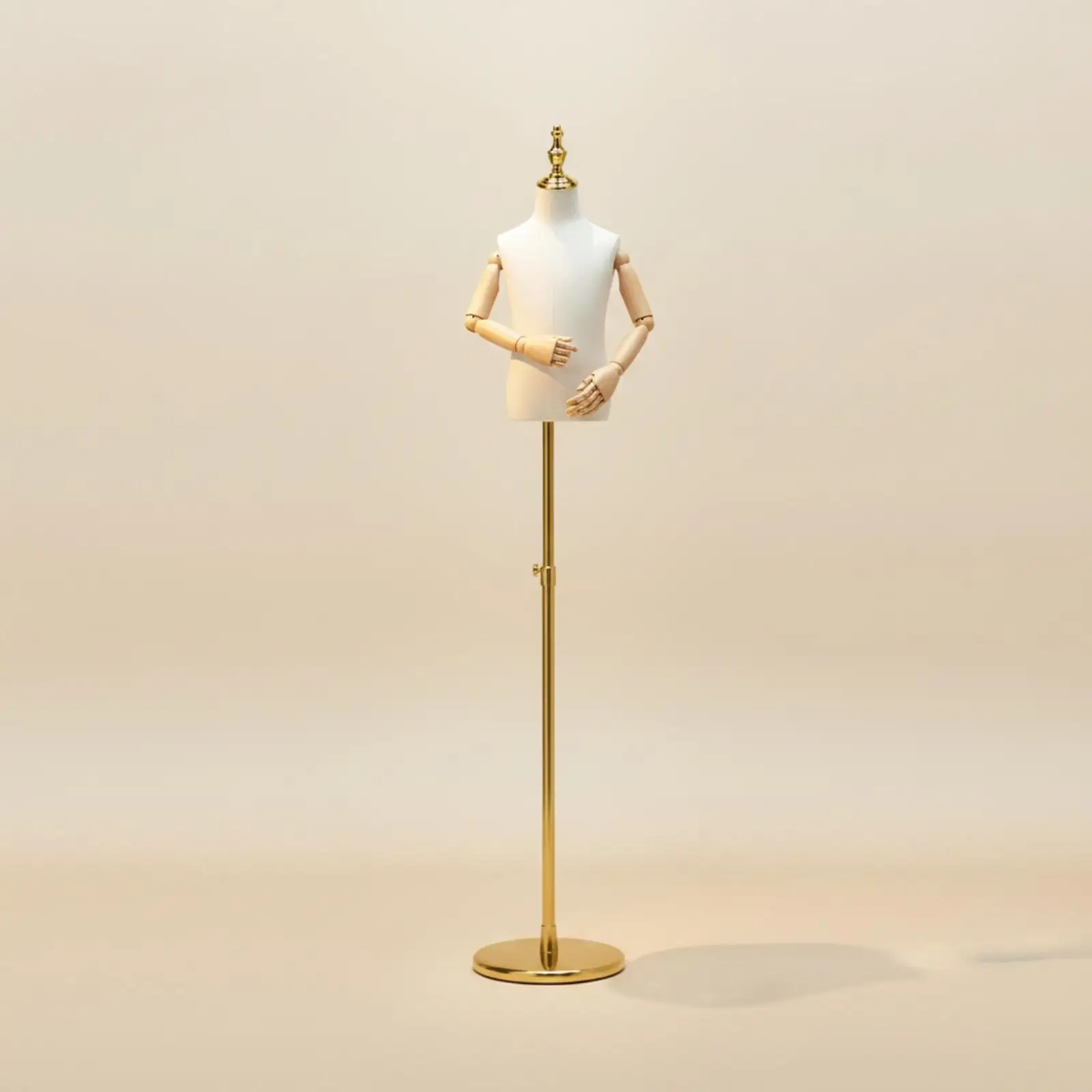 Mannequin Torso with Stand Lightweight Dress Form with Metal Base Boutique-Style