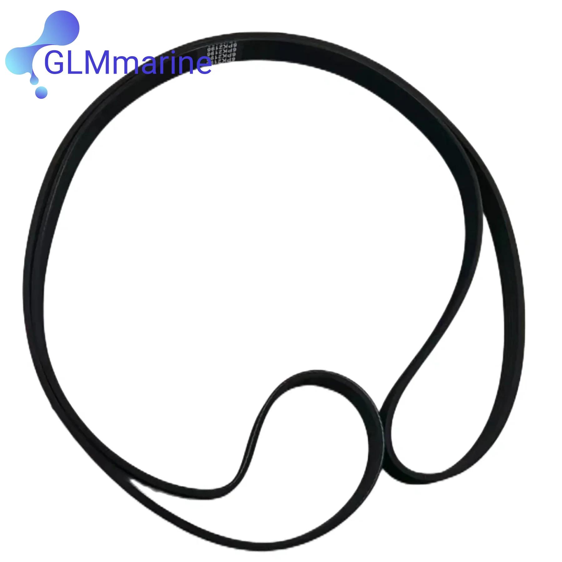 3582696 Power Steering Drive Belt Compatible with Volvo Penta D4 D6 Series D4-260A  D4-260A Serpentine Replacement 21407028 view 3