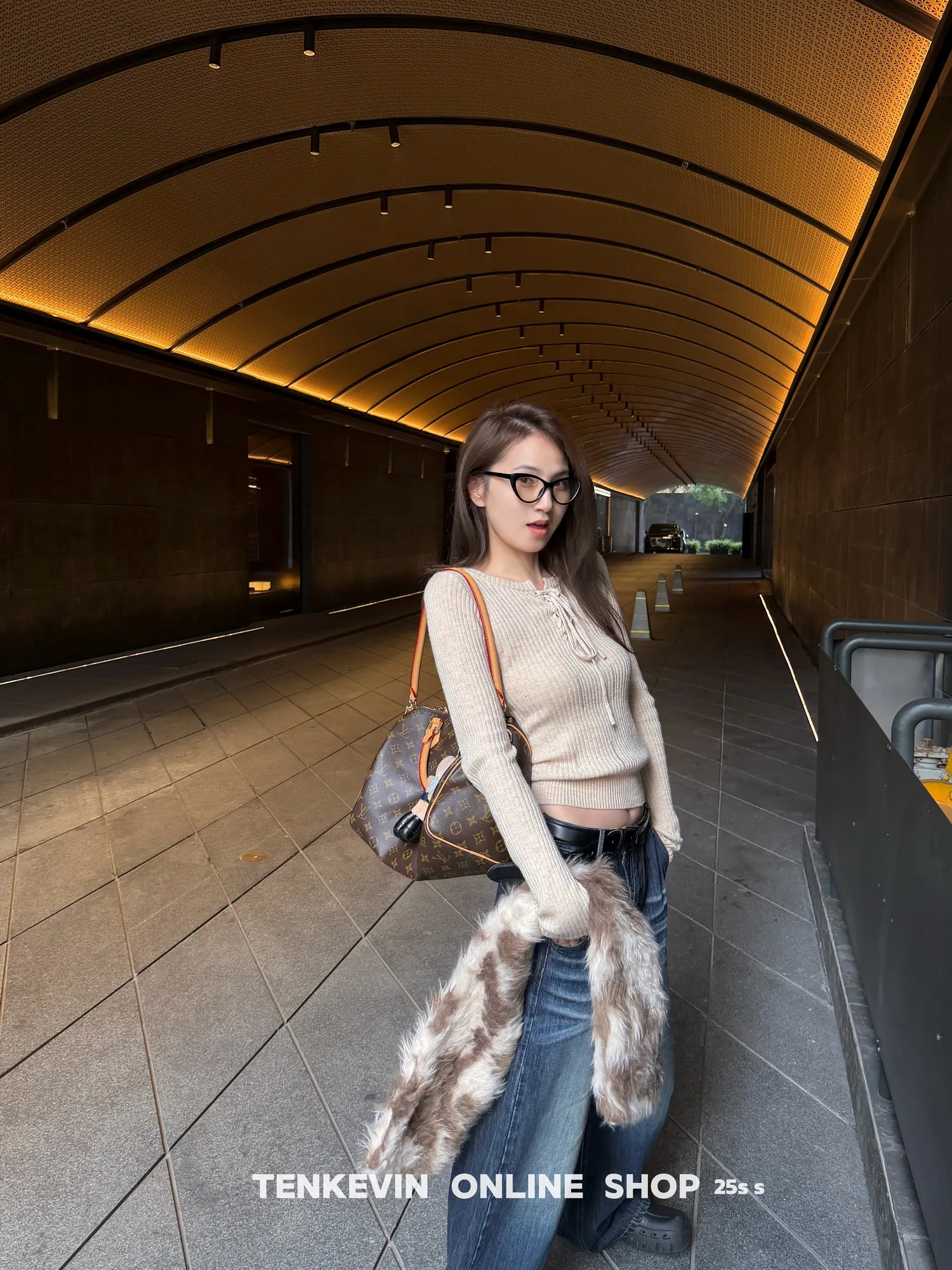 

Slim Fit Long Sve V-Ne Knitted Sweater with Belt Wool Blend Casual Sle Women's Faion Breathable Comfortable Knitwear