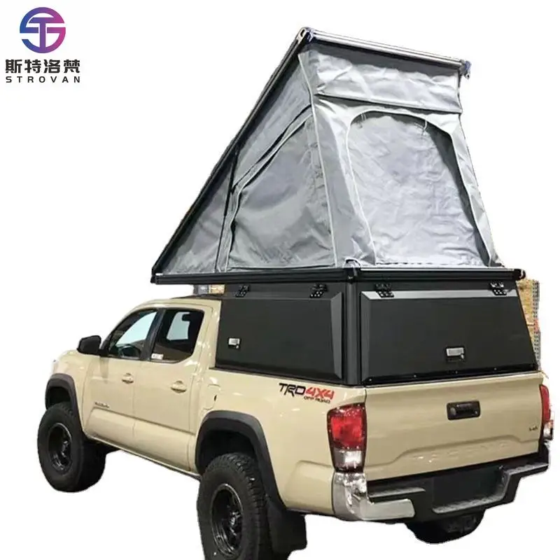 

STLF LZS 4X4 Waterproof 6Ft Steel Pickup Hardtop Topper Camper Truck Canopy for Tundra Tacoma