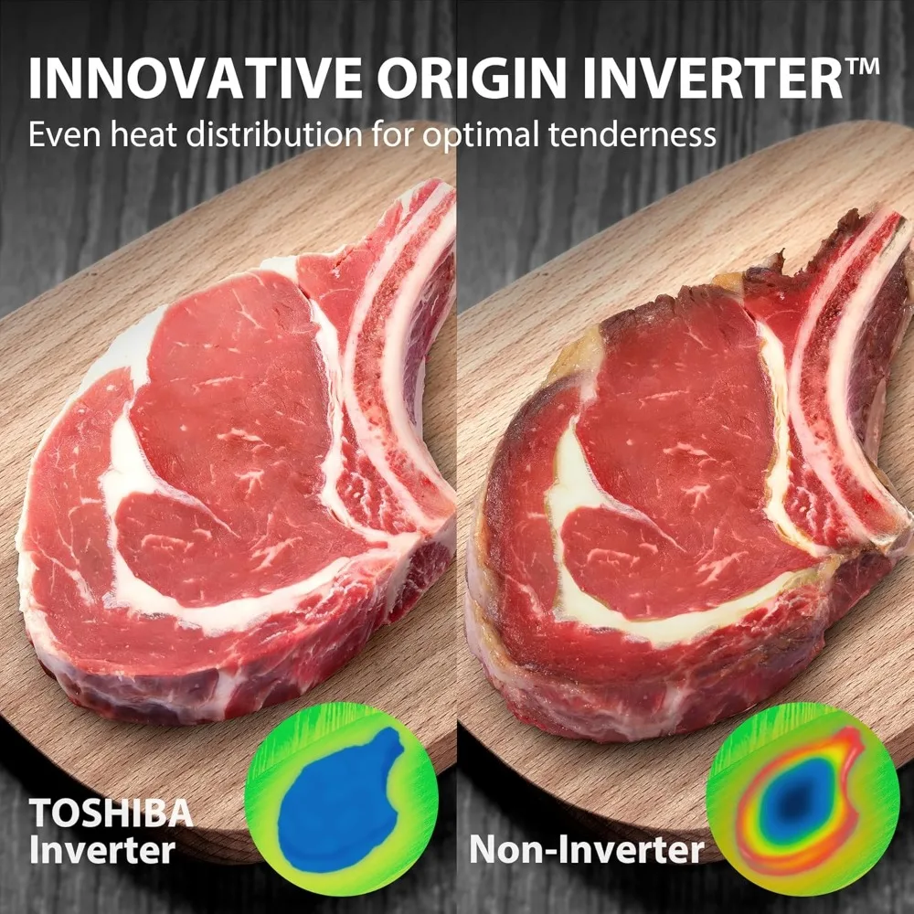 Even Defrost, Humidity Sensor, Mute Function, 27 Auto Menus, 1.0 cu.ft, 1000W, Stainless Steel