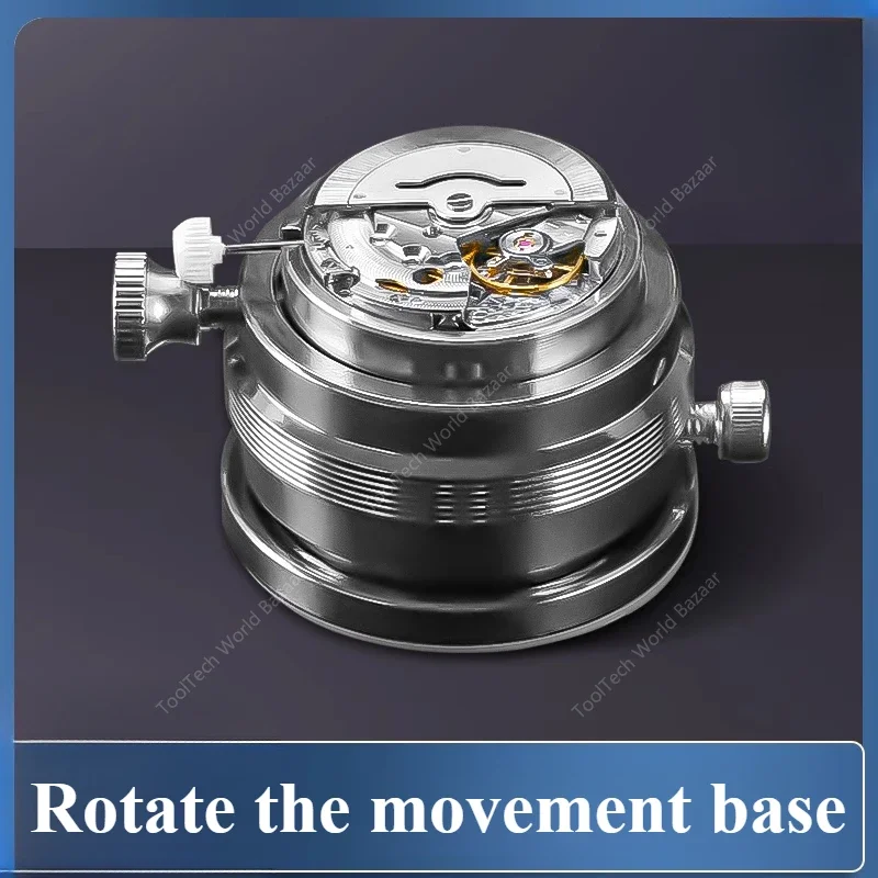 Multifunctional watch repair movement base, rotating movement base 8-piece set, watch maintenance and repair tools