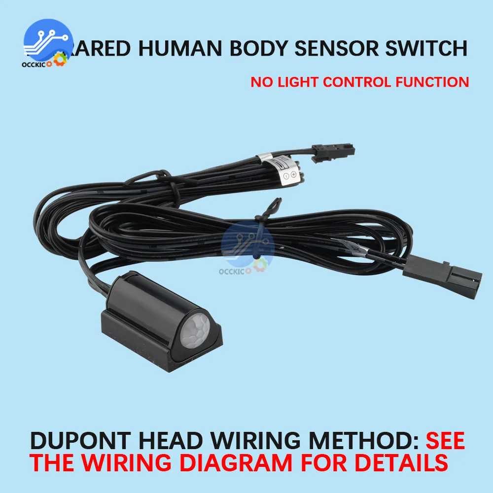 6V 12V 24V Infrared Switch with/without Light Control Human Body Sensor Switch Closet Wardrobe PIR Motion Sensor Light Switch