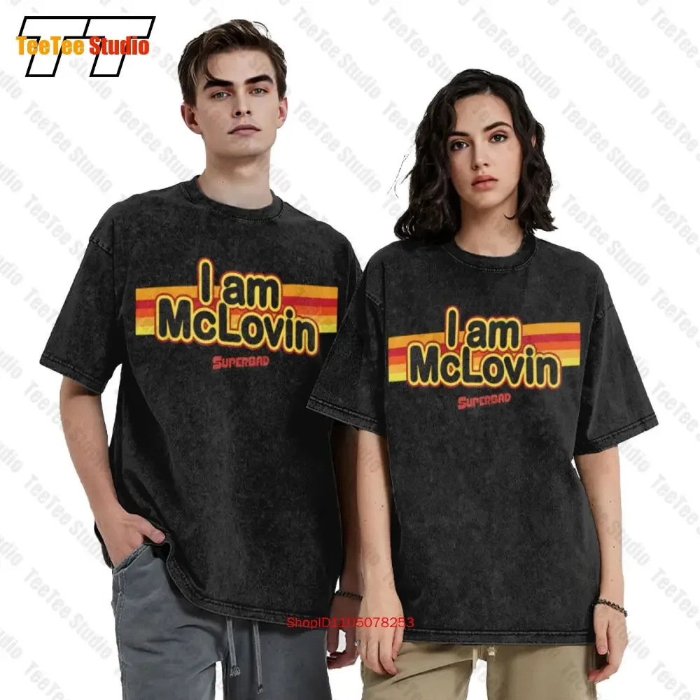 New Superbad I Am Mclovin Vintage Oversized T-Shirt 5P7H