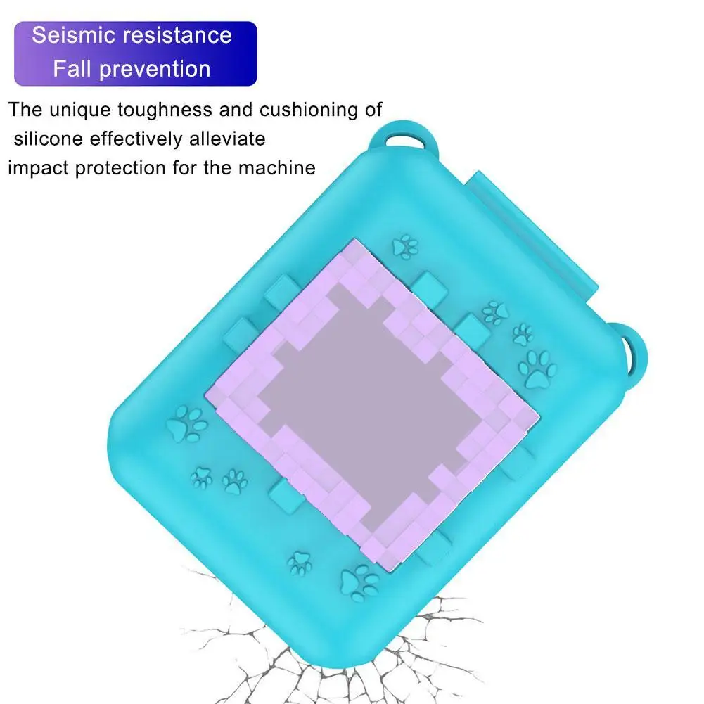 لعبة Bitzee التفاعلية الرقمية للحيوانات الأليفة من السيليكون ملحقات الألعاب الفيكتورية مع غلاف مضاد للسقوط ومضاد للصدمات