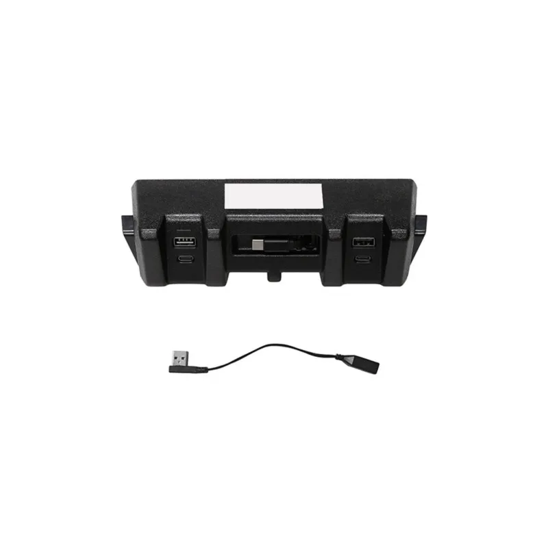 Dual USB Shunt Hub Car Power For Jimny JB64 JB74W 2019-2025 Type C Splitter With Cigarette Light To Adapter