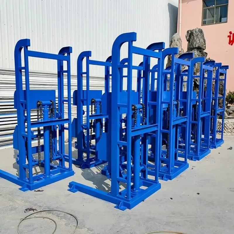 Electric steel power 120l trash can elevator Automatic trash can elevator