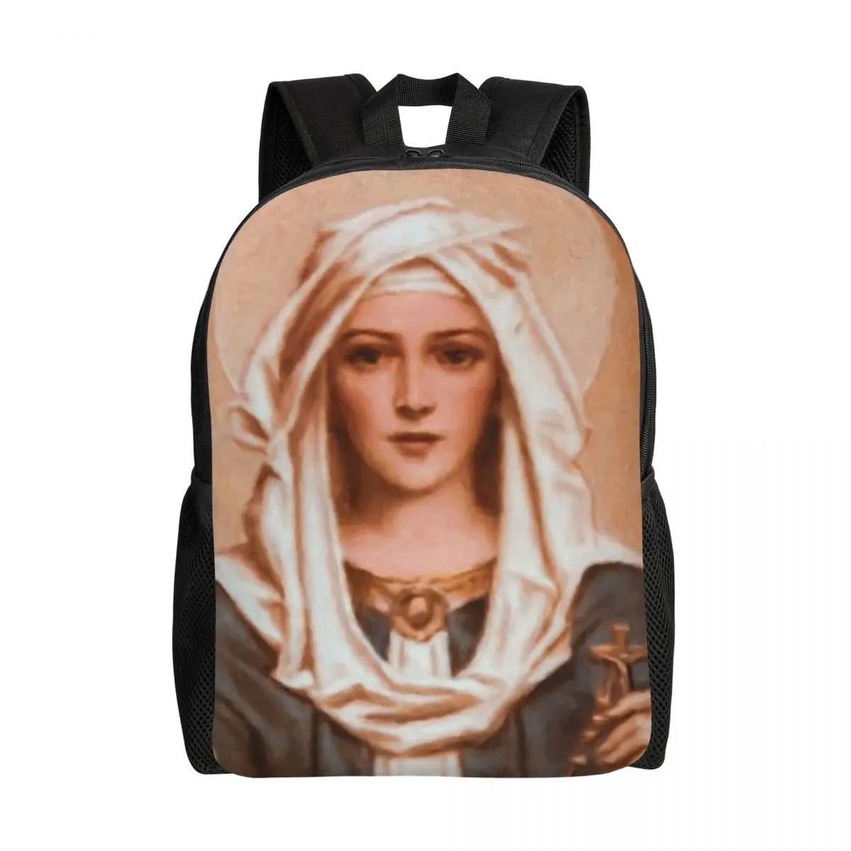 Custom 3D Print Our Lady Of The Rosary Backpacks Catholic Christian School College Travel Bags  Bookbag Fits 15 Inch Laptop