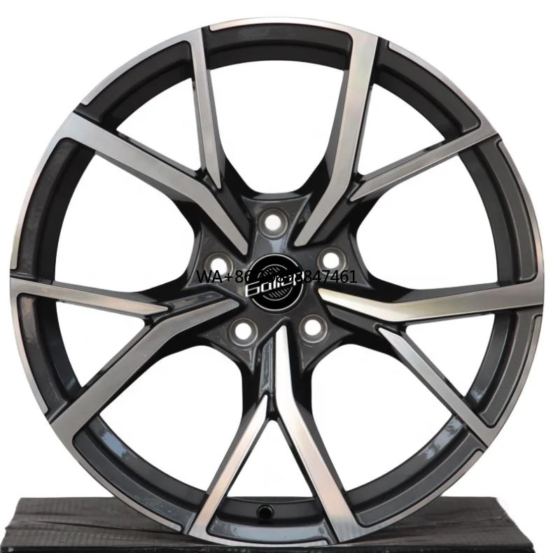 New Gallop 15-22 Inch PCD5*100 ET25-42 Passenger Car Wheels Gloss Black Aluminum Alloy Spokes for Golf for
