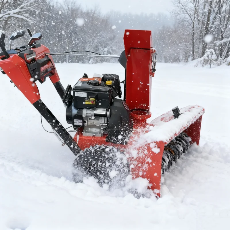 منفاخ ثلج يعمل بالدفع اليدوي، منفاخ ثلج كهربائي أوتوماتيكي، إزالة ثلج فعالة مناسبة للتنظيف على الشوارع