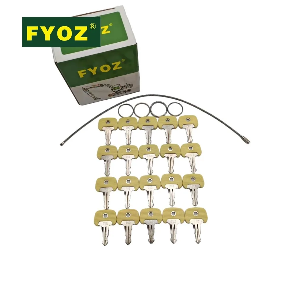 20pcs Ignition Keys For Jungheinrich/Mic/Komatsu Forklift 702 26906870 28520490 Forklift Part