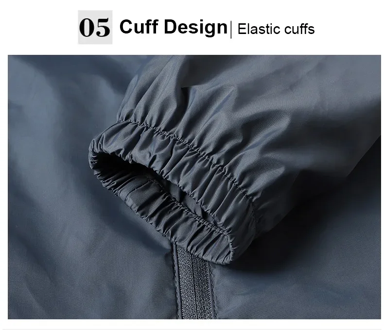 Sommer Neue männer Sonnenschutz Haut Mantel Leichte Atmungsaktive Eis Seide Stehkragen Sonnencreme Jacke Outdoor Camping Jakcet – Detail 14
