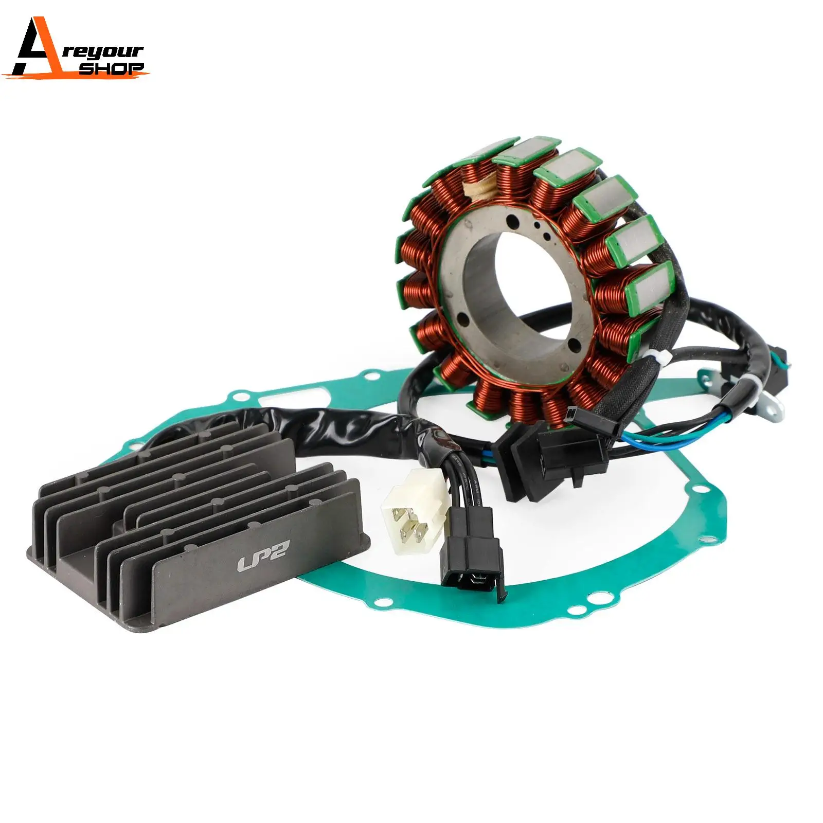 Areyourshop 119mm Stator Regulator Gasket Kit For Suzuki DL 1000 V-Strom 02-2012 32101-06G11