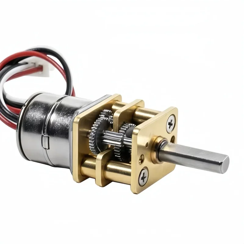 Miniature stepping reduction motor JGA12-10BY - Metal gear microstructure high-torque motor