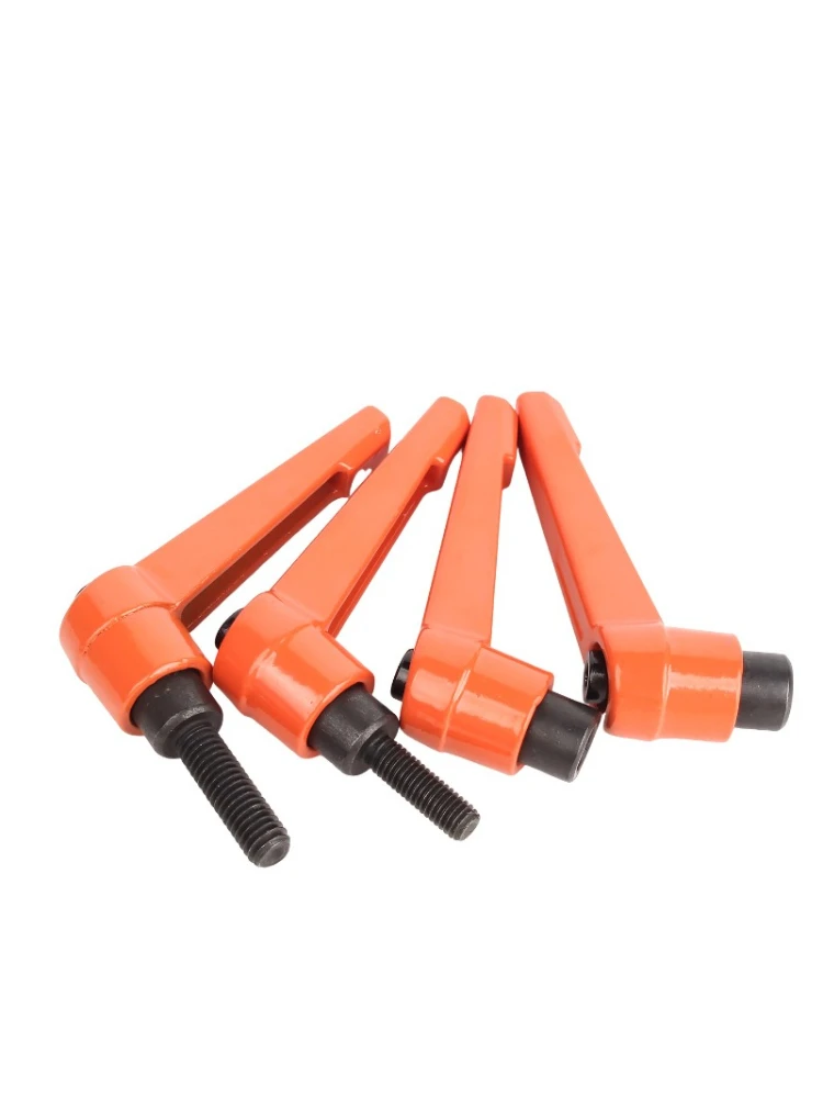 Poignée de serrage orange, poignée de serrage réglable, vis de serrage, boulons M5 M6 M8 M10 M12, bouton à filetage externe mâle de verrouillage