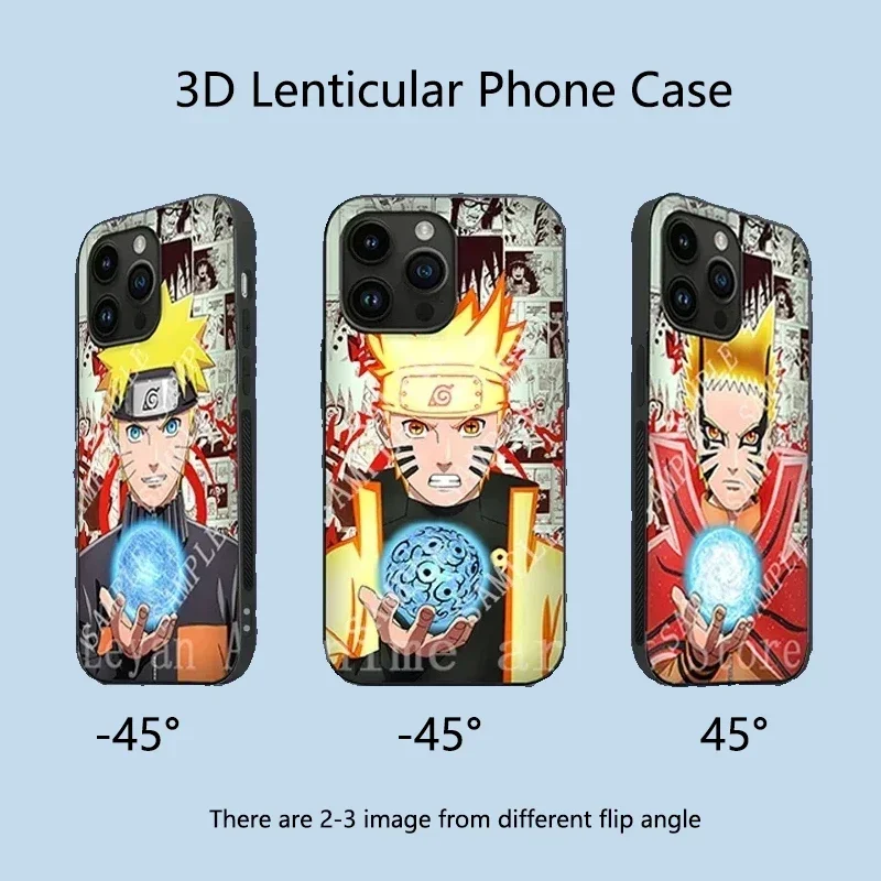 VIP - CUSTOM 3D Lenticular Phone Case DRAGON BALL /ONE PIECE/NARUTO Designs for IPhone,SAMSUNG,Huawei,Xiaomi/Redmi,ect.