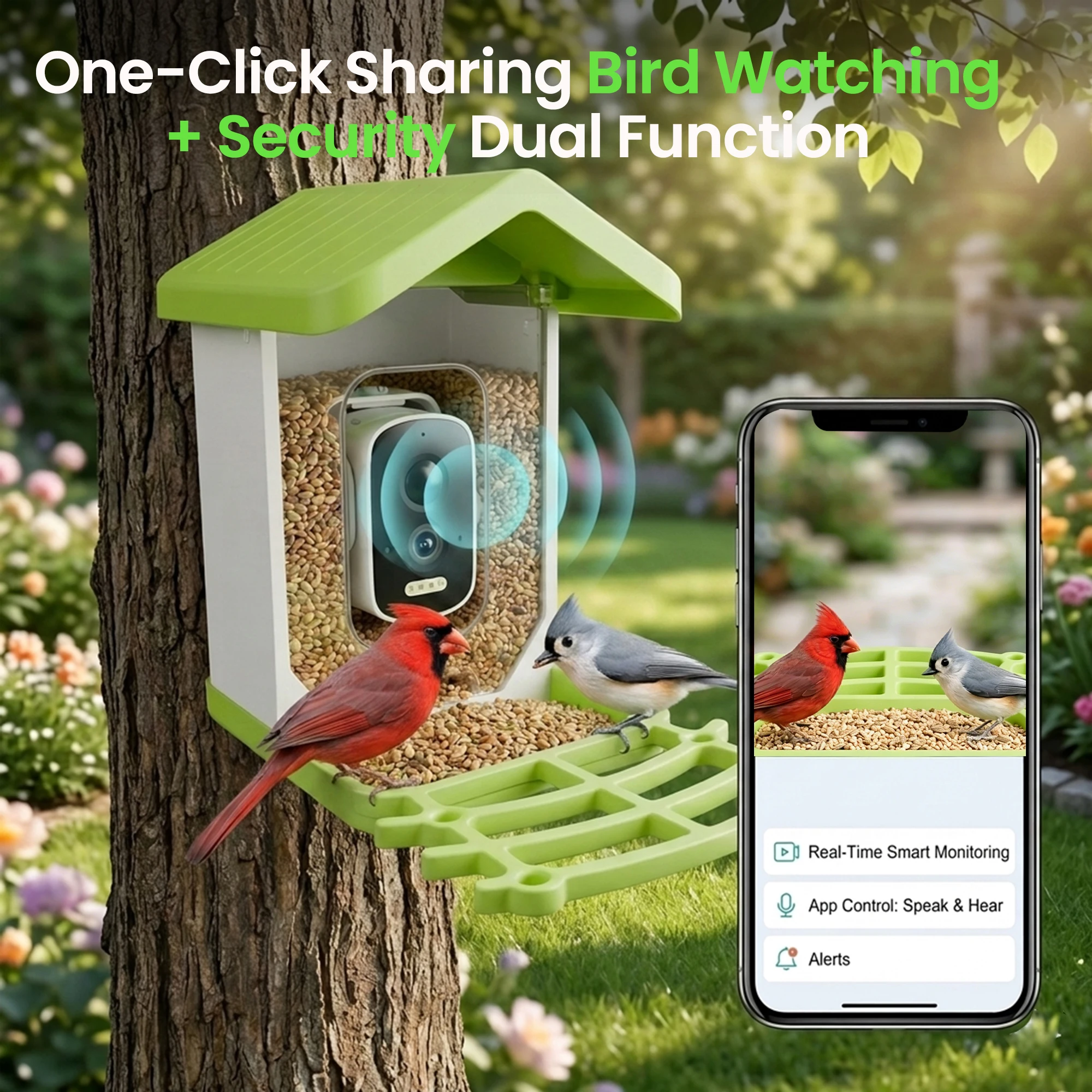 Alimentador de Pássaros Solar  - Smart Garden Video avaliação e preço