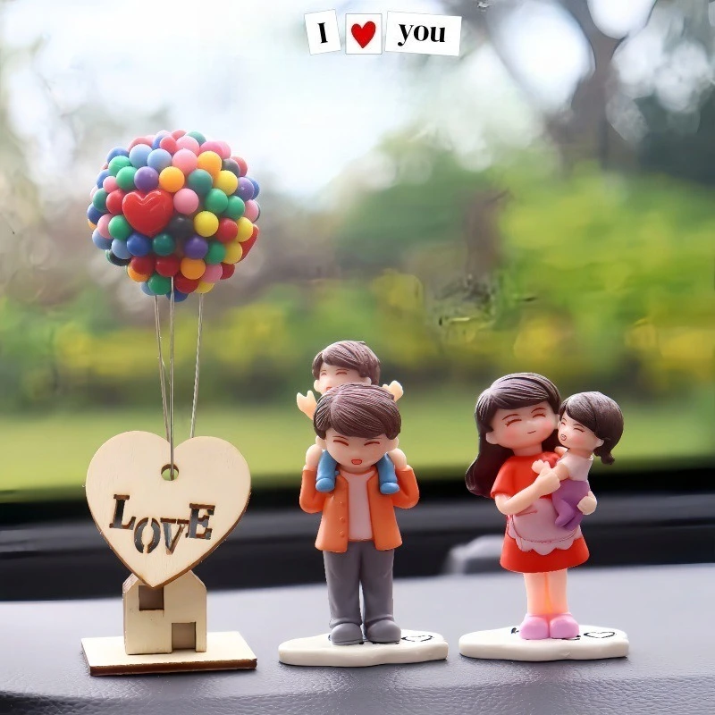 

Car ornaments, cute couple center console decoration, car decoration supplies