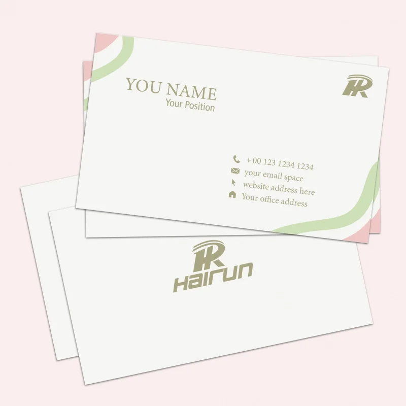 20 0.Zhang.Custom.customize white art paper sales card kraft cardboard matte Business Cards